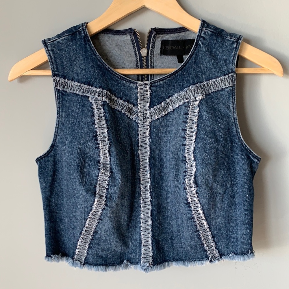 Kendall + Kylie // Denim Crop Top